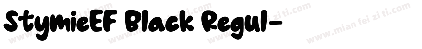 StymieEF Black Regul字体转换